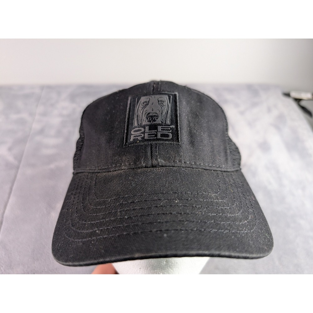 Ole Red Blake Shelton Black Trucker Hat Snapback Mesh Logo Cap Mens OSFM